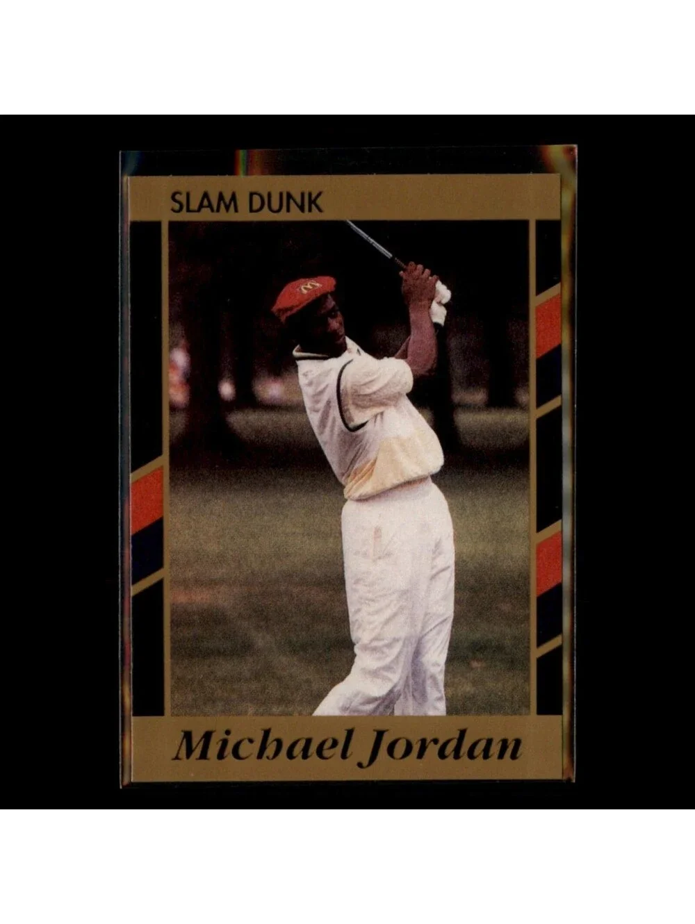 1990-91 Michael Jordan Best of the Best Slam Dunk #5 Golf Oddball Card